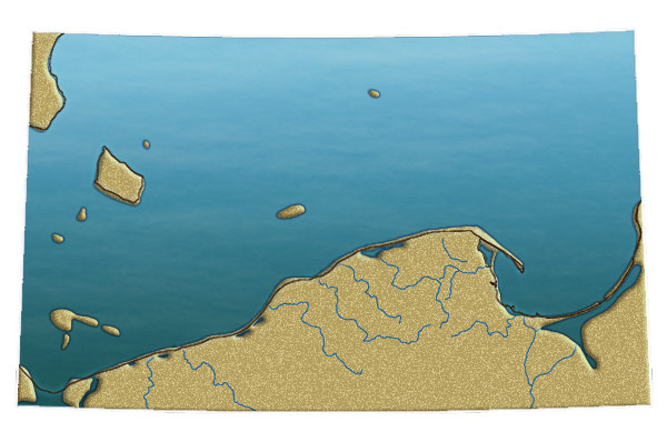 Morze Litorynowe ok. 7 tys. lat temu