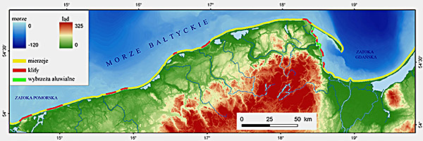 Typy wybrzeży bałtyckich
