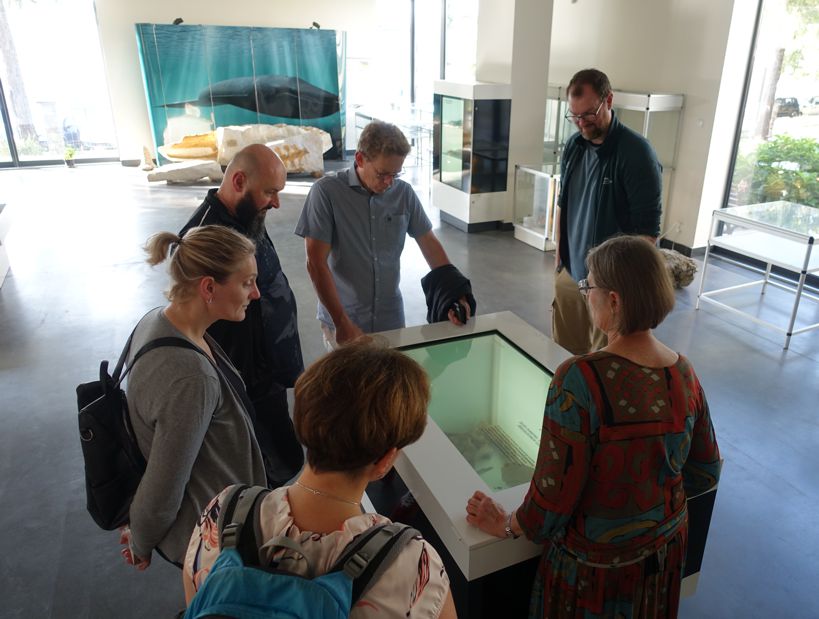 Wizyta gości z Islandii w Muzeum Geologicznym Oddziału Świętokrzyskiego PIG - PIB