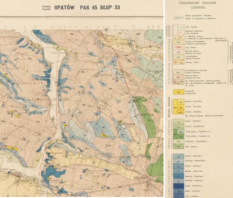 mapa opatow 1932