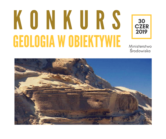 konkurs geologia obiektywie plakat