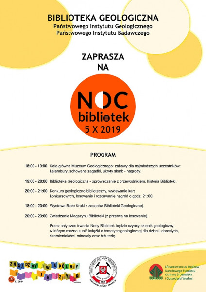 plakat noc bibliotek