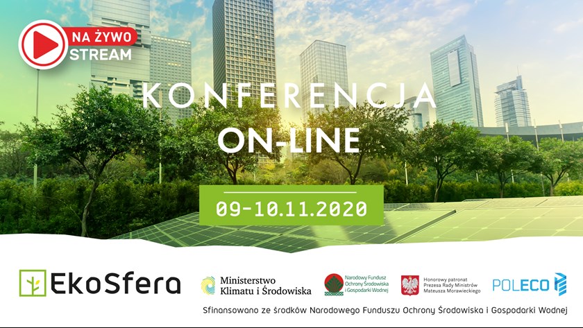 Konferencja online EkoSfera plakat