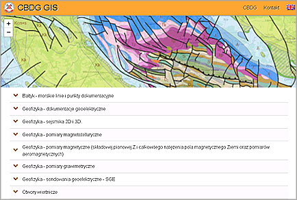 Aplikacja CBDG gis.pgi.gov.pl