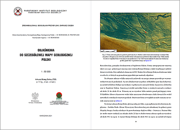 objaśnienia do arkusza szczegółowej mapy geologicznej Polski