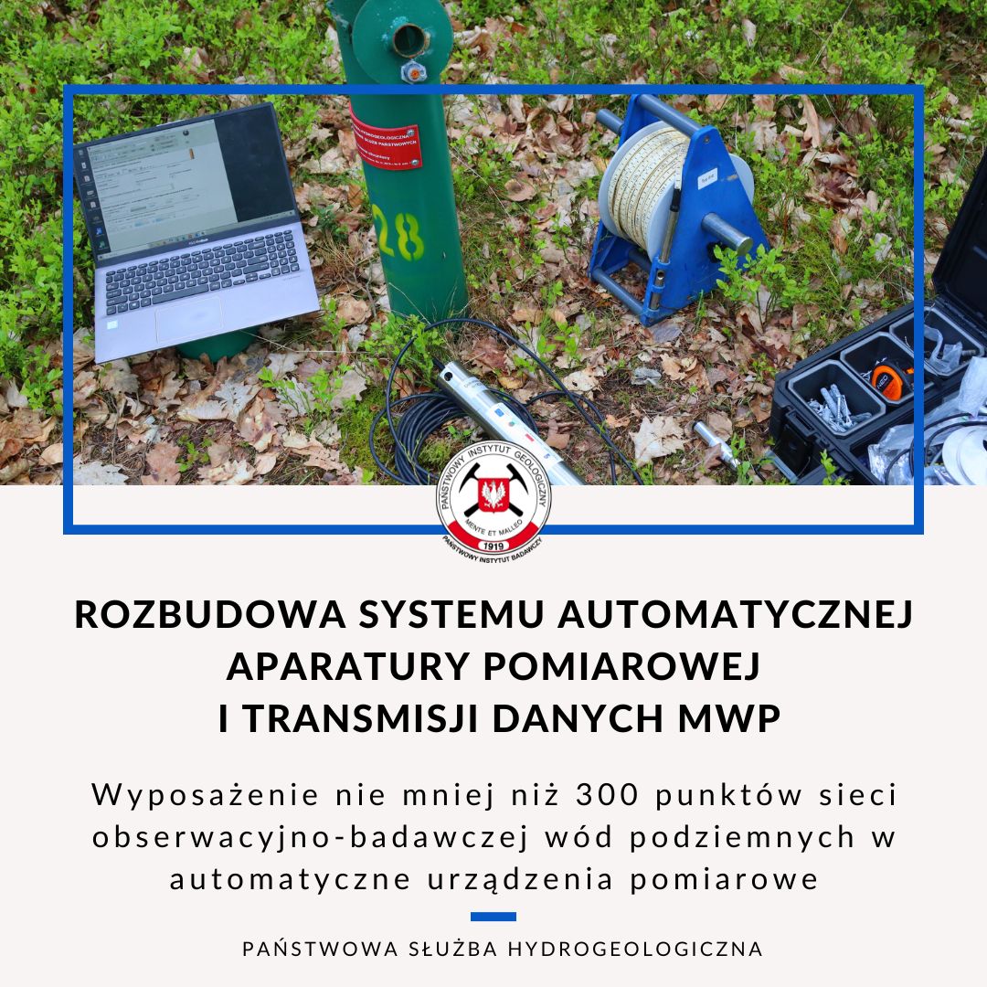 rozbudowa systemu automatycznej aparatury pomiarowej i transmisji danych mwp