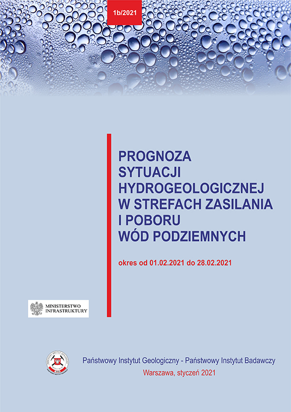 Okładka prognoza hydrogeologiczna na luty 2021 rok