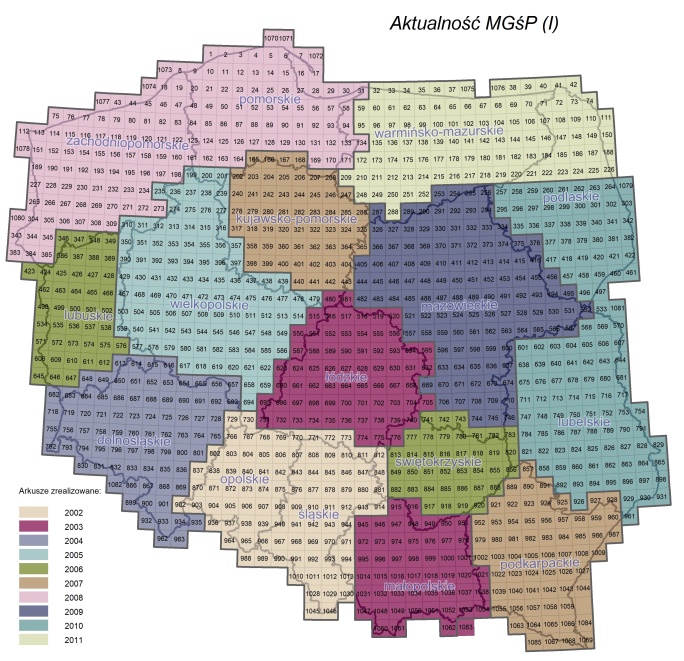 Mapa Geośrodowiskowa Polski