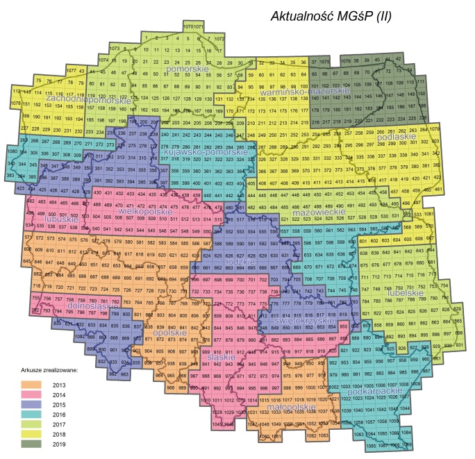 Mapa Geośrodowiskowa Polski