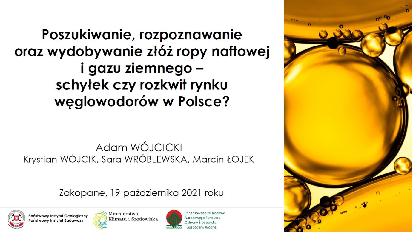 Referat wygłoszony przez dr inż. Adama Wójcickiego