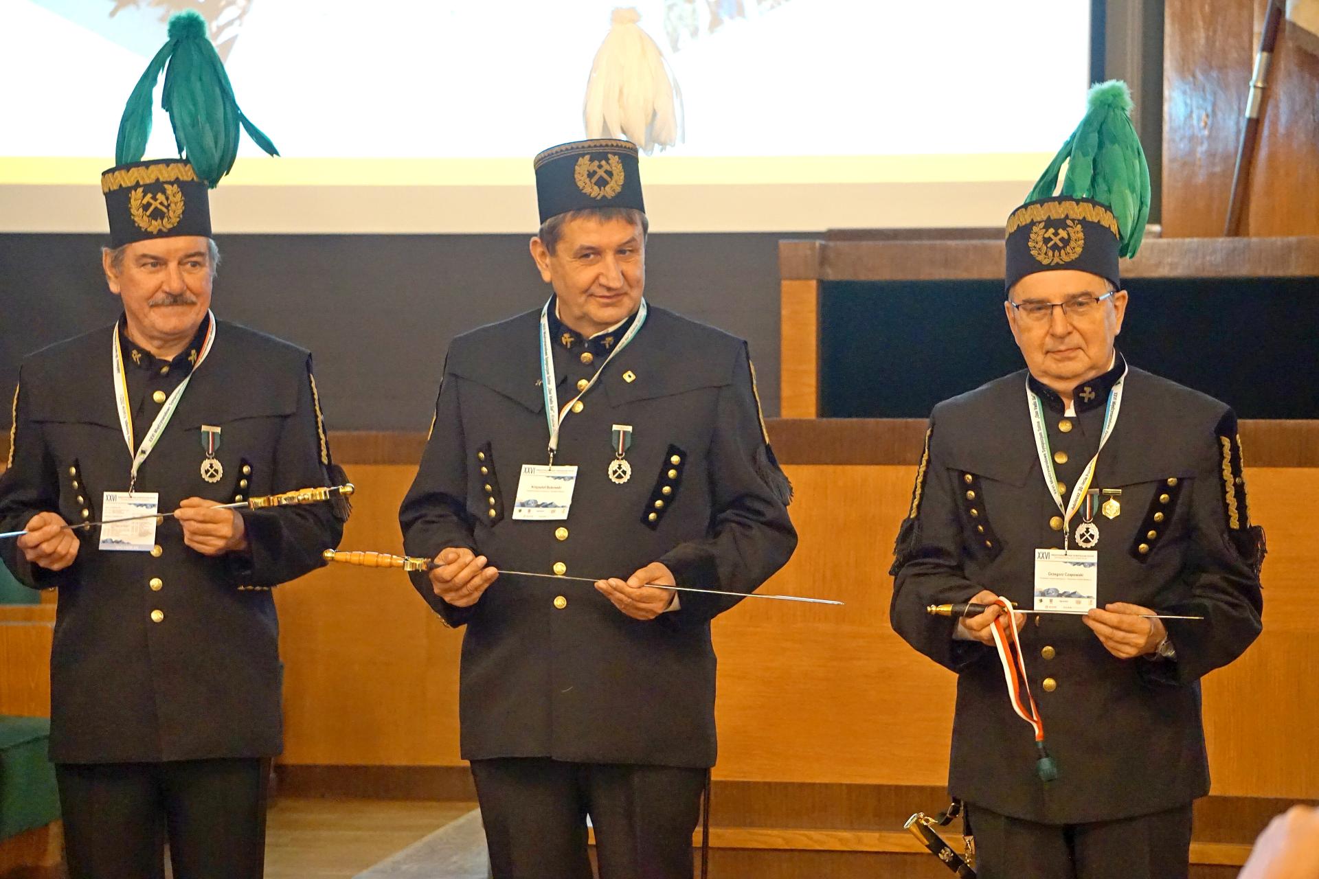    3 people receiving awards                          