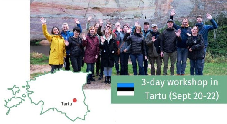 Uczestnicy warsztatów projektu EU-Waterres w Tartu w Estonii