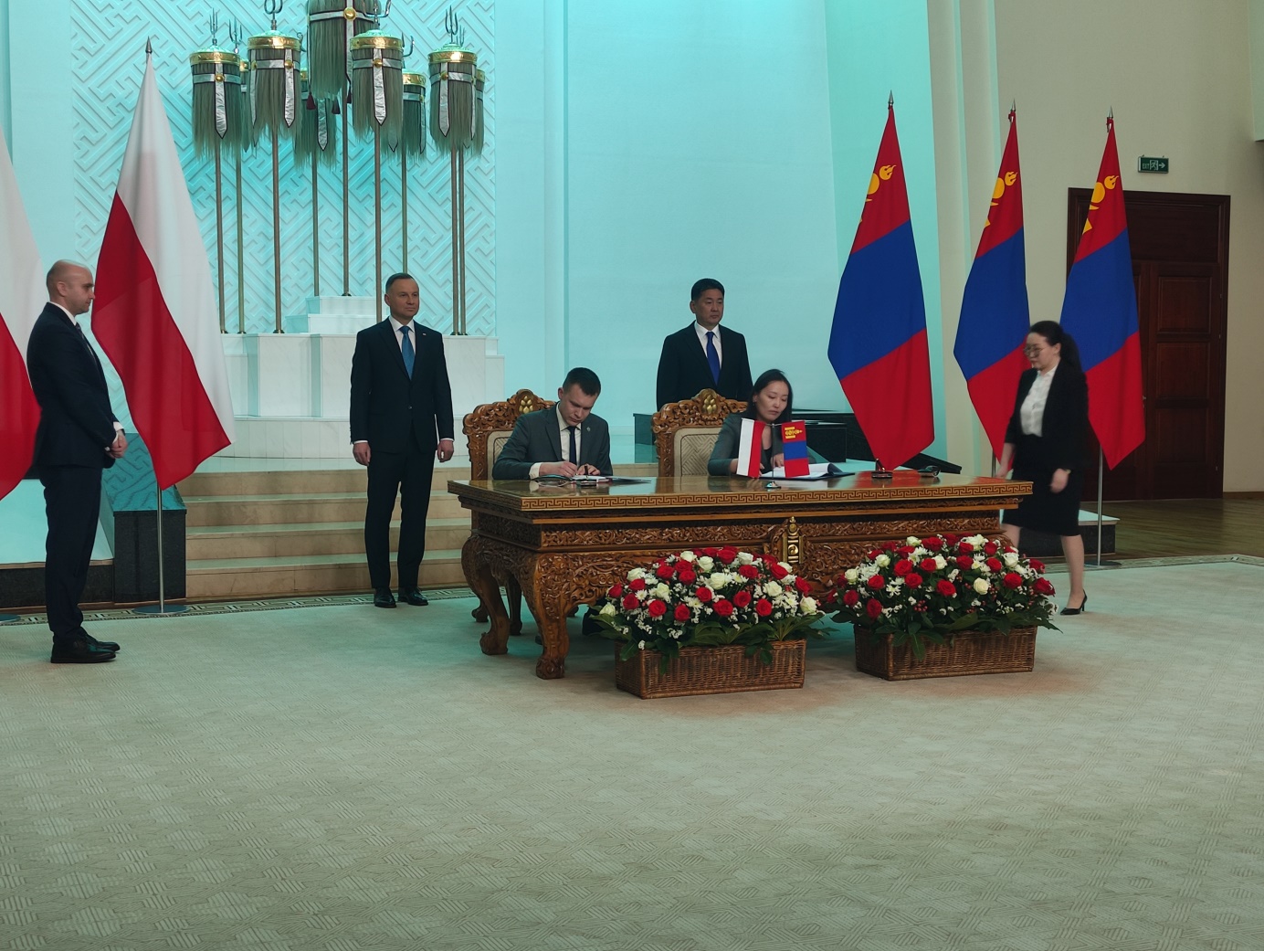 podpisanie porozumienia pomiędzy Polską a Mongolią