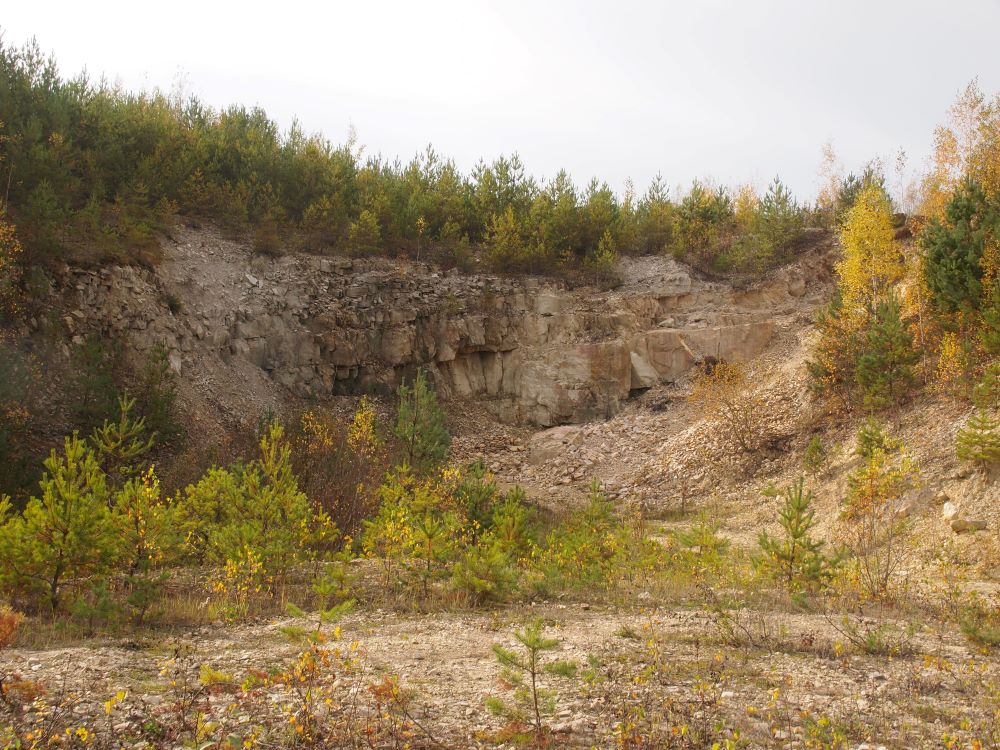 widok na stary kamieniołom