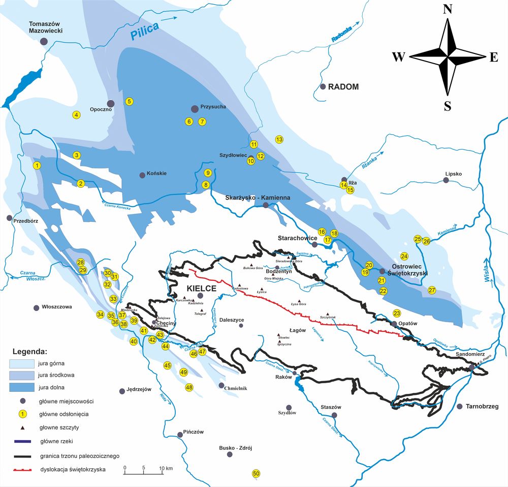 jura mapa