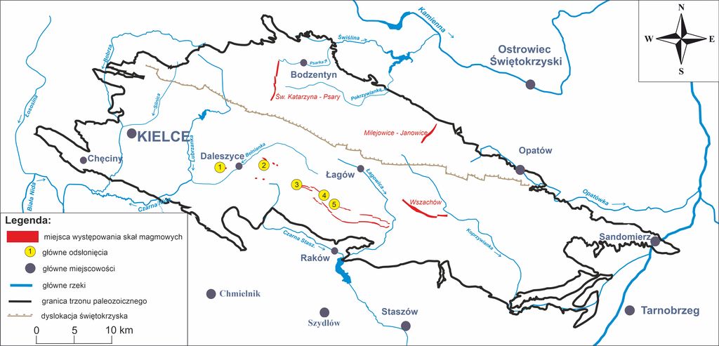 mapa magmowe