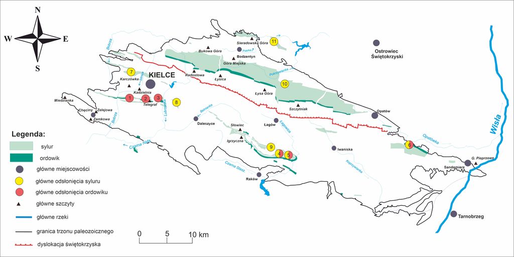 ordowik sylur mapa