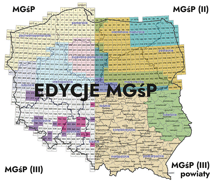 Mapa Geośrodowiskowa Polski