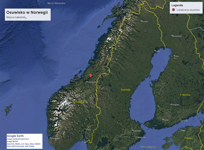 lokalizacja osuwiska