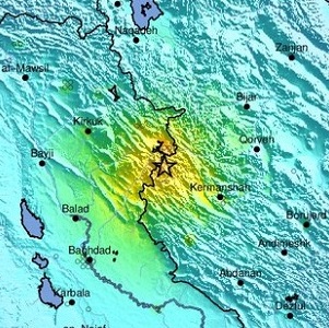trzęsienie ziemi Irak - Iran