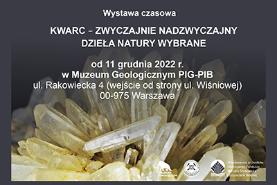 Wystawa "Kwarc – zwyczajnie nadzwyczajny. Dzieła natury wybrane"