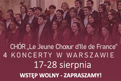 Koncert chóru Le Jeune Chœur d'Île-de-France