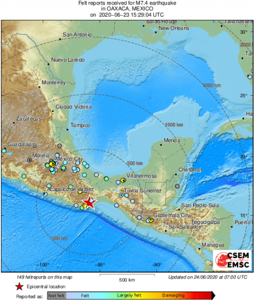 meksyk odczuwalnosc wstrzasu