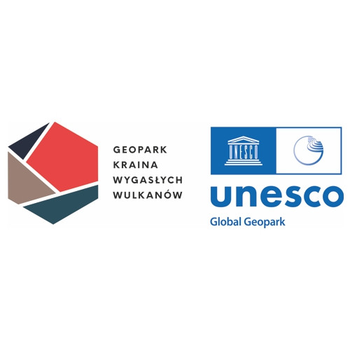 Logo Geoparku Kraina Wygasłych Wulkanów