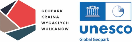 Logo Geoparku Kraina Wygasłych Wulkanów