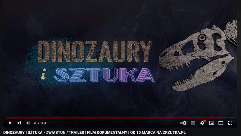 Film Dinozaury i sztuka