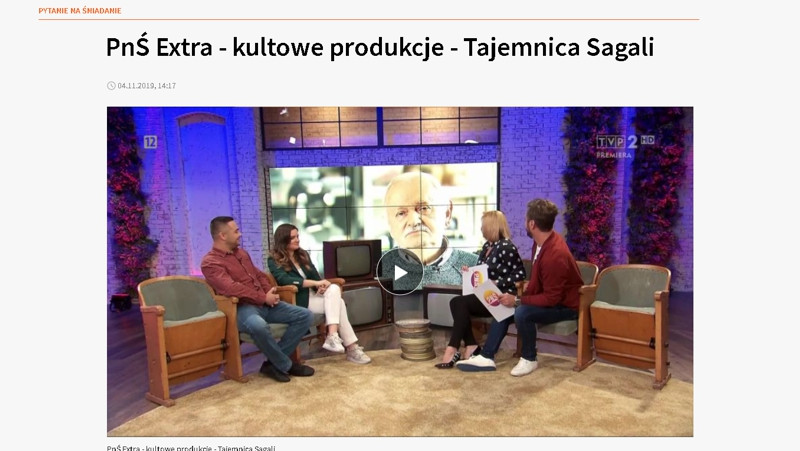 Wspomnienia z planu serialu "Tajemnice Sagali"