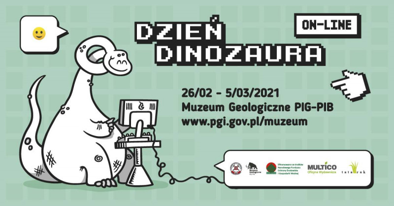 Grafika informacyjna o Dniu Dinozaura