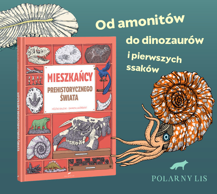 Okładka książki "Mieszkańcy prehistorycznego świata"