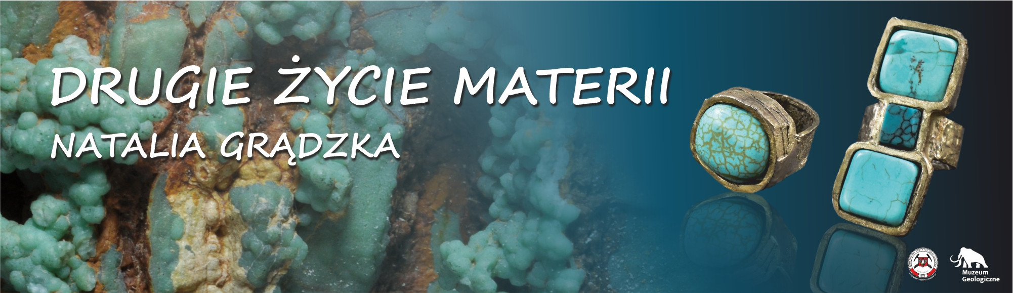 Banner z tytułem wystawy