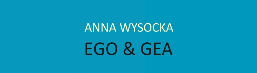 Banner informacyjny z tytułem wystawy