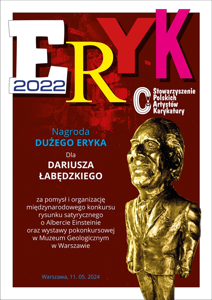 Dyplom dla Dariusza Łabędzkiego