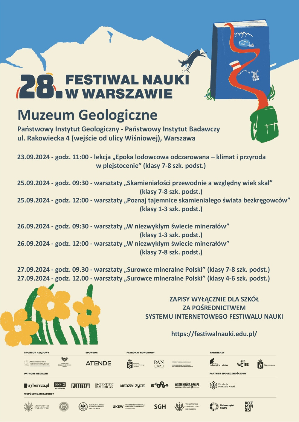 program festiwalu w muzeum geologicznym2