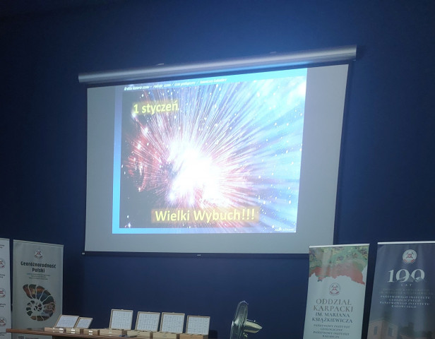 fragment prezentacji wyświetlanej na ekranie