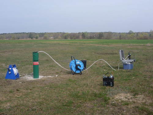 Zdjęcie punkt obserwacyjny monitoringu badawczego 401003 w Budzyniu (fot. T. Gidziński)
