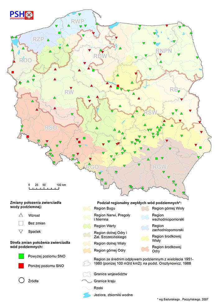 Punkty monitoringu wód podziemnych