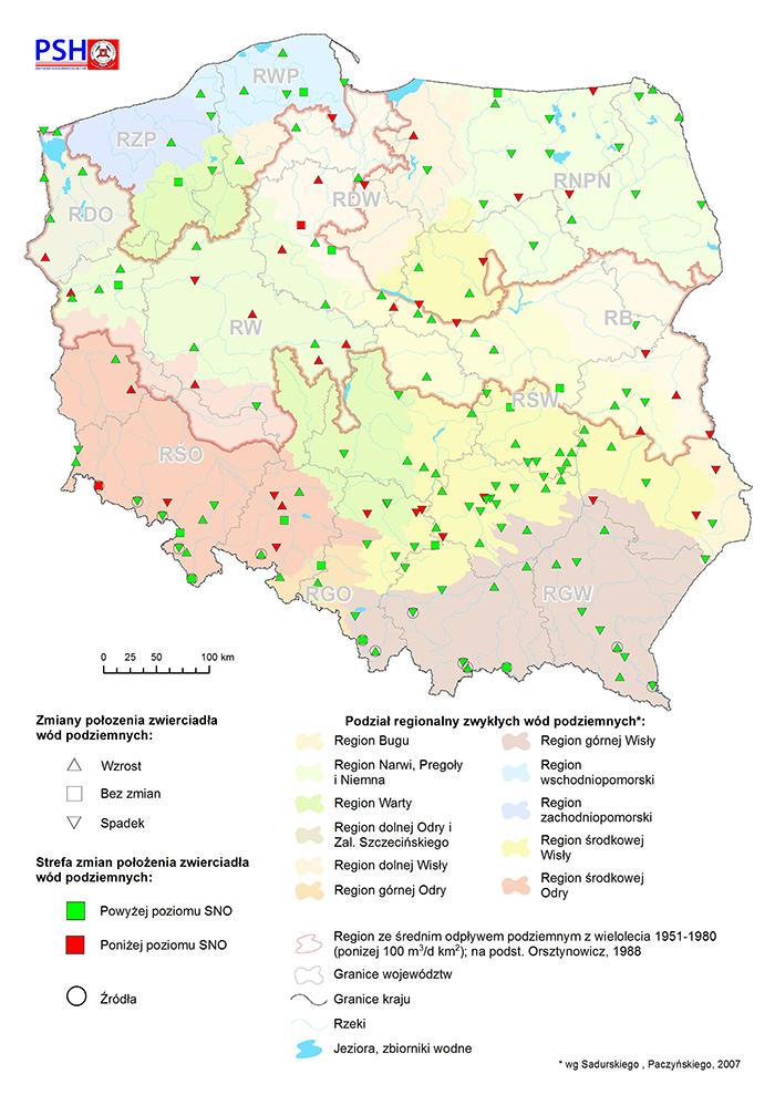 Punkty monitoringu wód podziemnych