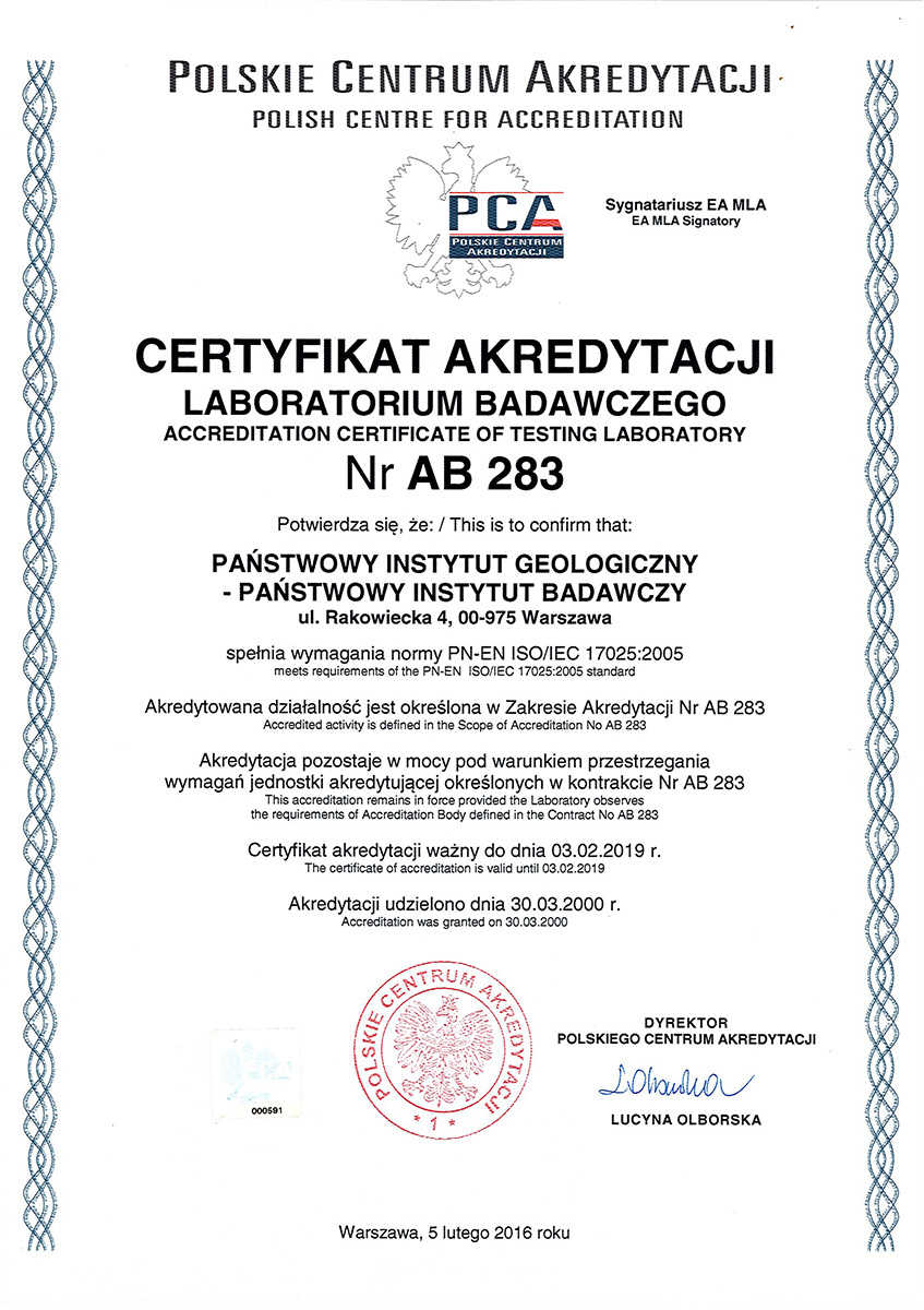 3398 certykat pca ab 283