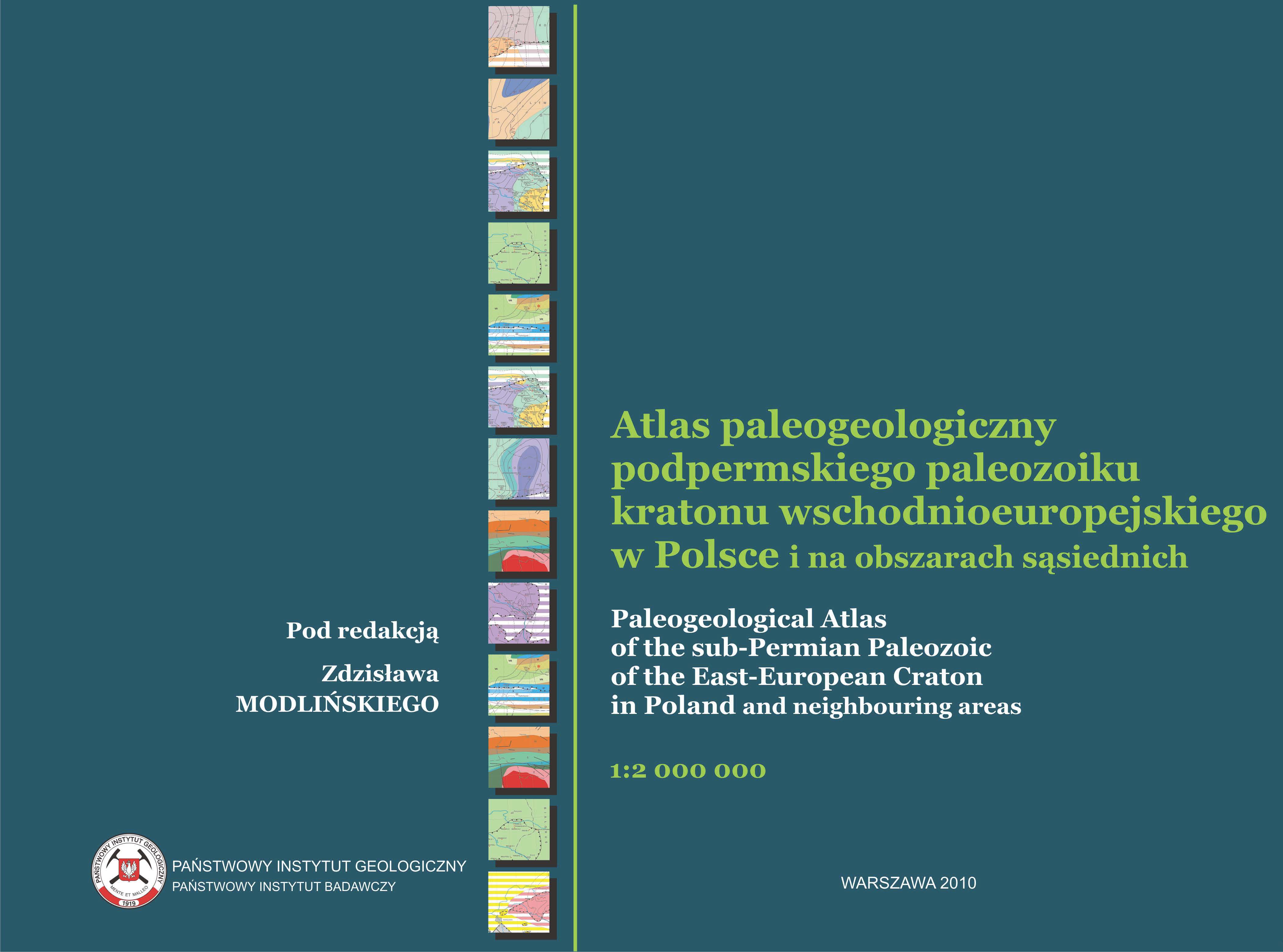 atlas paleogeologiczny podpermskiego paleozoiku kratonu wschodnioeuropejskiego