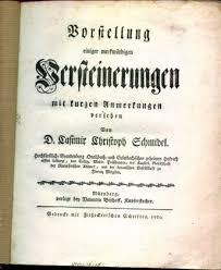 Karta tytułowa “Vorstellung einiger merkwurdigen Versteinerungen mit kurzen Anmerkungen versehe”