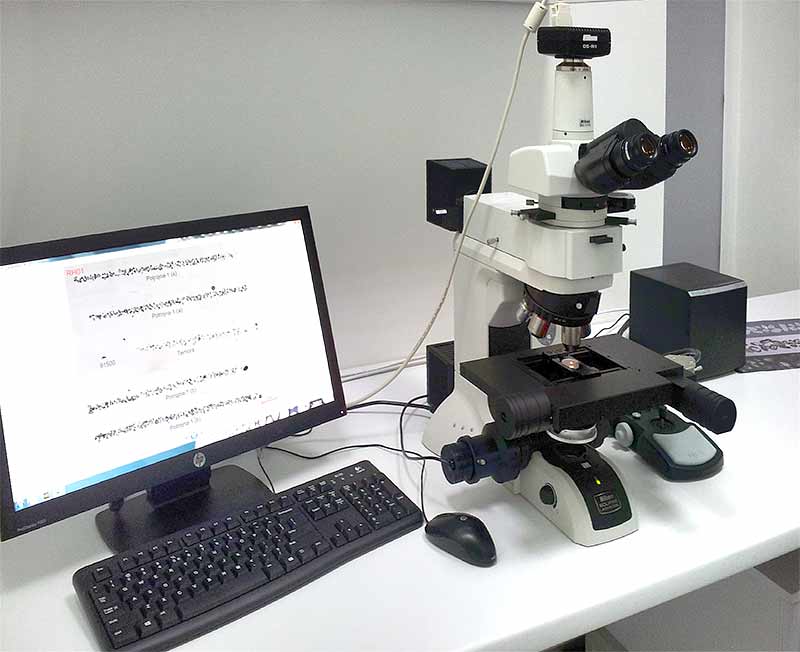 mikroskop optyczny lab PIG - PIB