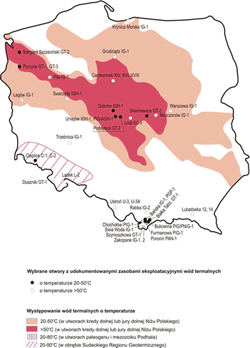 Występowanie wód termalnych