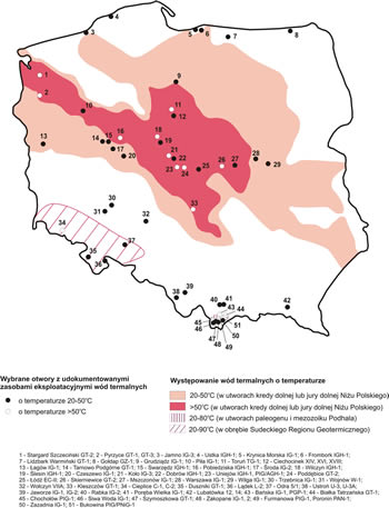 Występowanie wód termalnych