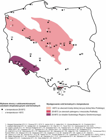 Występowanie wód termalnych