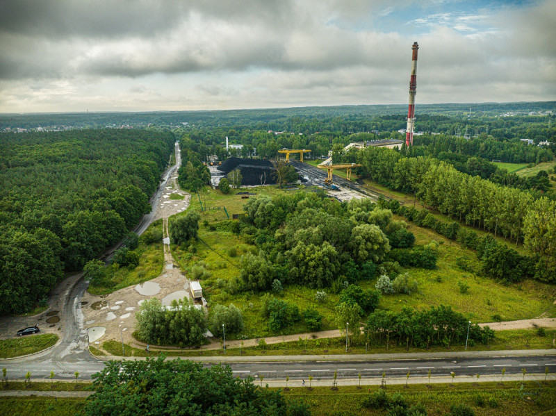 Obszar planowanej inwestycji geotermalnej w Szczecinie