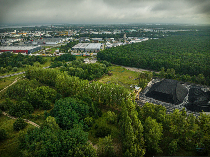 Obszar planowanej inwestycji geotermalnej w Szczecinie